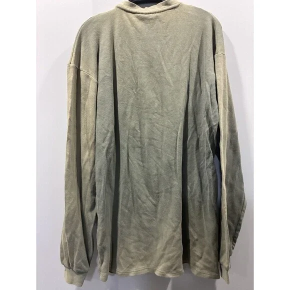 RASCO FR Flame Resistant Gray Henley Long Sleeve Work Shirt Men's L - Picture 3 of 8